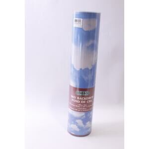 Lemax, Sky Backdrop, Christmas Village Dollhouse Miniature, Accessory, 48x18",